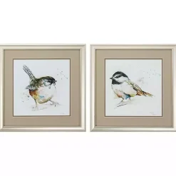 Best Kirklands Home Watercolor Mountain Framed Art Prints, Set of 2