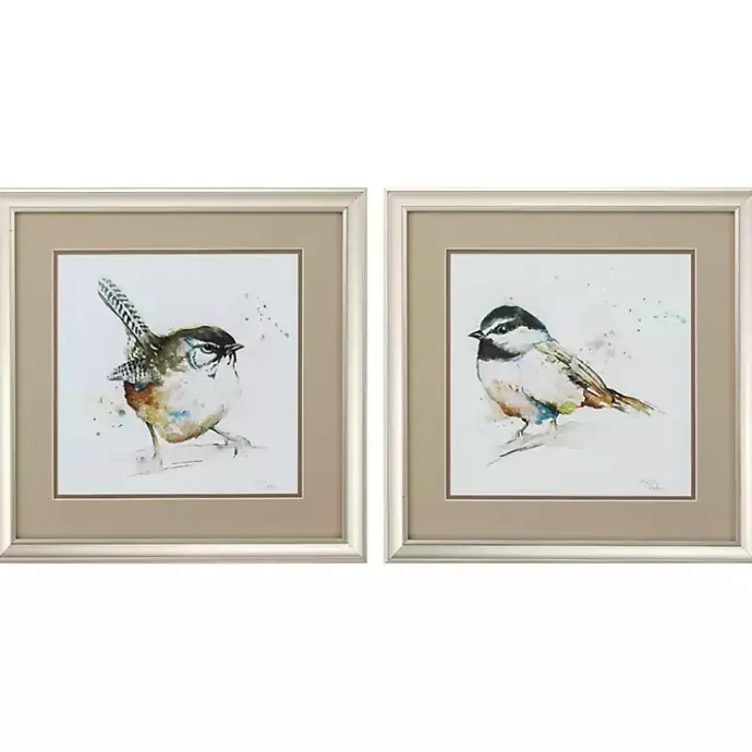 Best Kirklands Home Watercolor Mountain Framed Art Prints, Set of 2