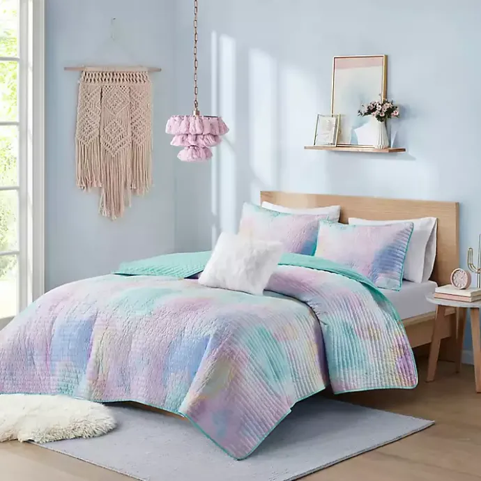 Outlet Kirklands Home Watercolor Tie-Dye 3-pc. Twin/Twin XL Quilt Set