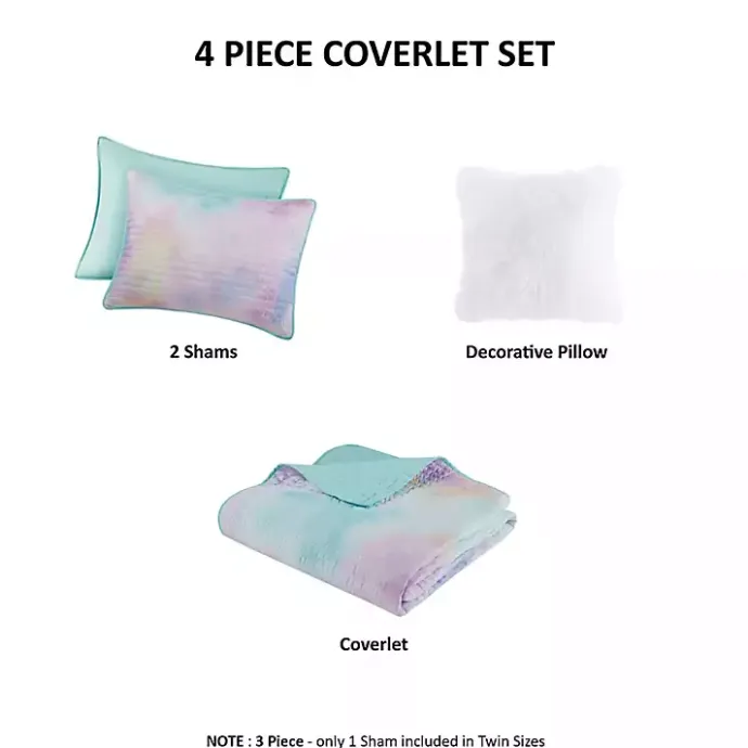 Outlet Kirklands Home Watercolor Tie-Dye 3-pc. Twin/Twin XL Quilt Set