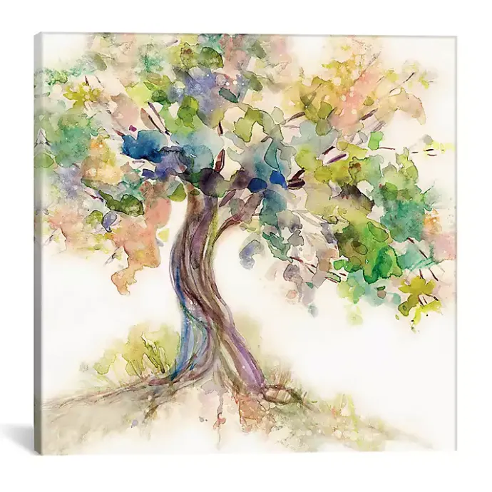Best Kirklands Home Watercolor Tree Of Life Canvas Art Print