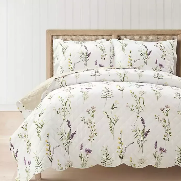 Outlet Kirklands Home Watercolor Wildflower 3-pc. Full/Queen Quilt Set