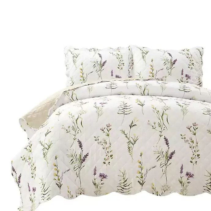 Outlet Kirklands Home Watercolor Wildflower 3-pc. Full/Queen Quilt Set