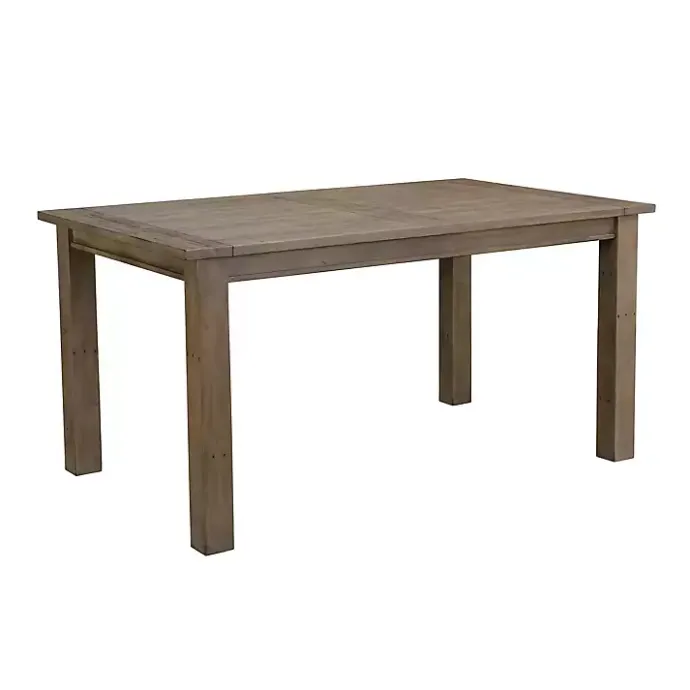 Clearance Kirklands Home Weathered Pine Wood Dining Table Brown