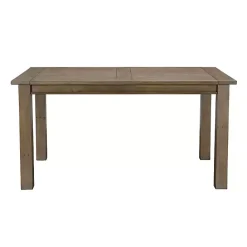 Clearance Kirklands Home Weathered Pine Wood Dining Table Brown