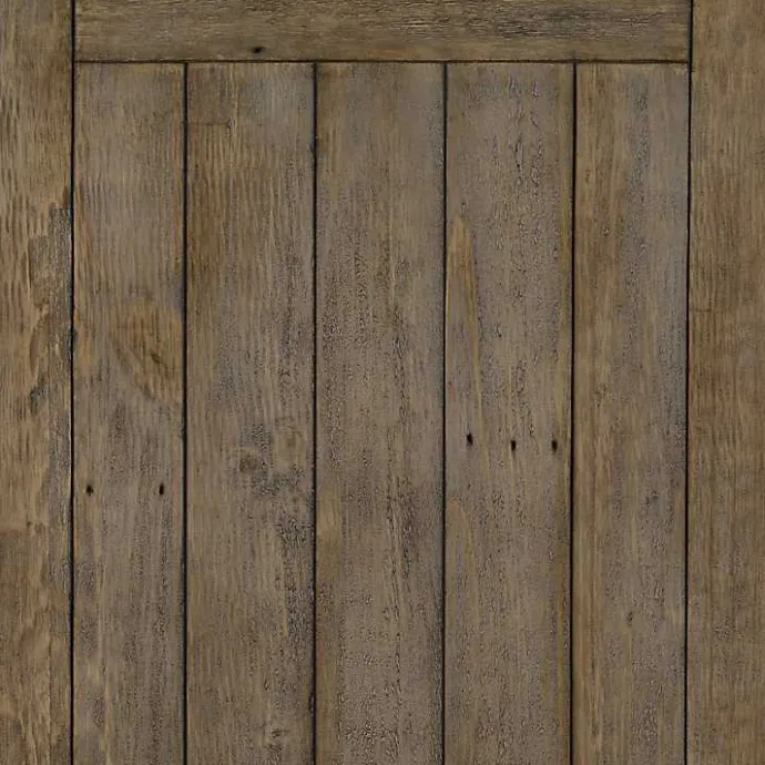 Clearance Kirklands Home Weathered Pine Wood Dining Table Brown