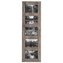 Online Kirklands Home Weathered Brown Wooden 5-Opening Collage Frame