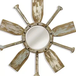 Outlet Kirklands Home Weathered Paddle Wall Mirror