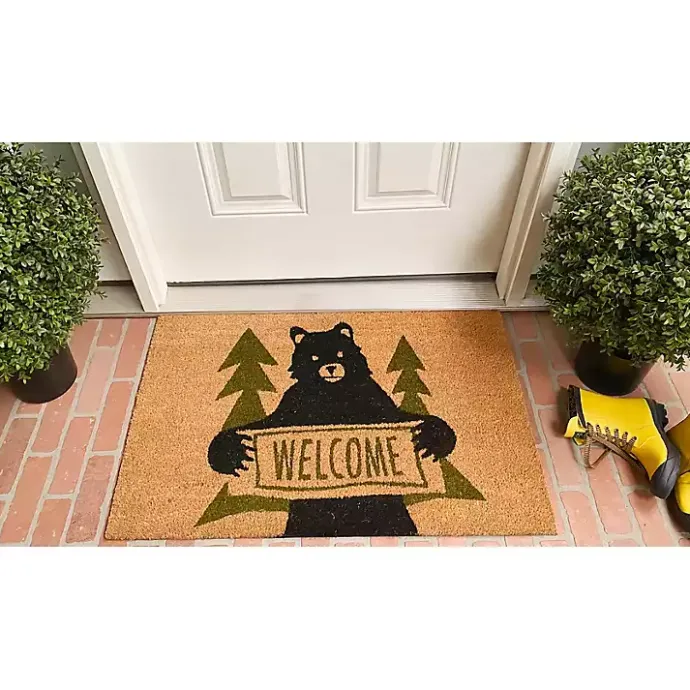 Sale Kirklands Home Welcome Bear Doormat