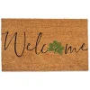 Kirklands Home Welcome Clover Doormat