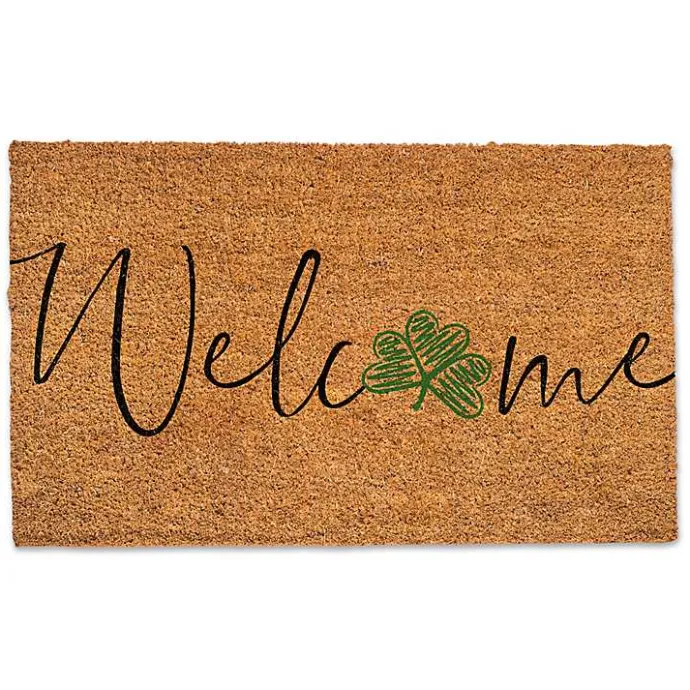 Kirklands Home Welcome Clover Doormat
