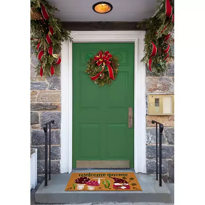 Sale Kirklands Home Welcome Gnome Doormat Tan