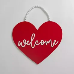 Sale Kirklands Home Welcome Heart Hanging Wall Plaque