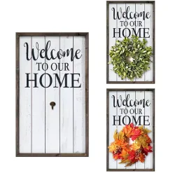 Sale Kirklands Home Welcome Interchangeable Wreath Wall Plaque