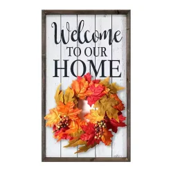 Sale Kirklands Home Welcome Interchangeable Wreath Wall Plaque