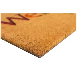 Best Kirklands Home Welcome Leaves Fall Coir Doormat