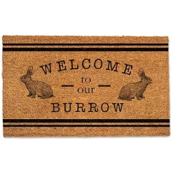 Clearance Kirklands Home Welcome to Our Burrow Doormat Tan