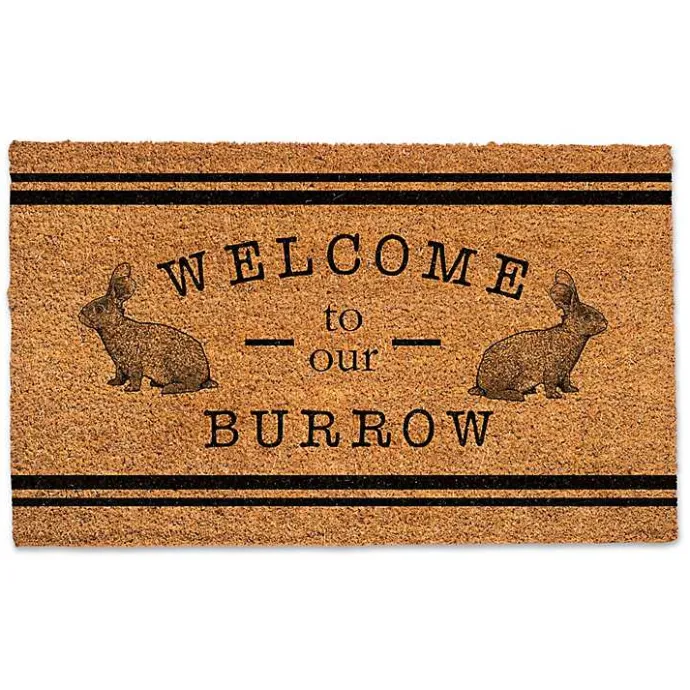 Clearance Kirklands Home Welcome to Our Burrow Doormat Tan