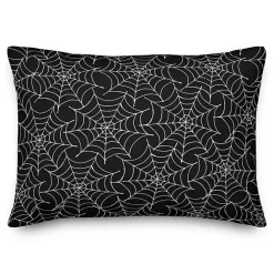 New Kirklands Home Welcome to Our Haunted House Accent Pillow Black