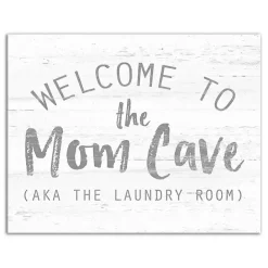 Sale Kirklands Home Welcome to the Mom Cave Canvas Art Print