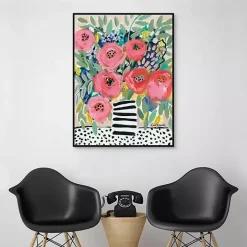 Sale Kirklands Home Welcome to the Party Framed Canvas Art Print