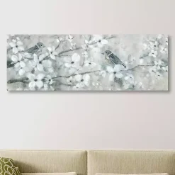 Best Kirklands Home Welcoming Blossom Giclee Canvas Art Print Blue