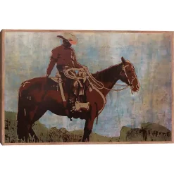 Hot Kirklands Home Western Moment Framed Canvas Art Print