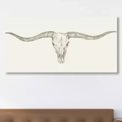 Outlet Kirklands Home Western Skull Mount III Giclee Art Print