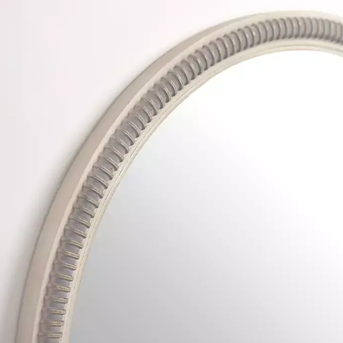 Best Kirklands Home Wexford Ribbed Round Wall Mirror