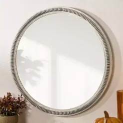 Best Kirklands Home Wexford Ribbed Round Wall Mirror