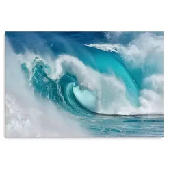 Hot Kirklands Home When the Ocean Turns into Canvas Art Print Blue