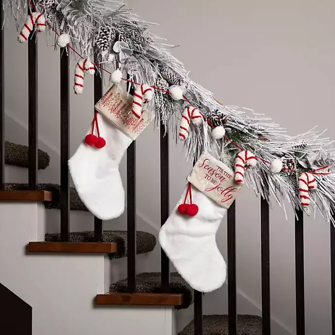 Sale Kirklands Home Whimsical Candy Cane Garland