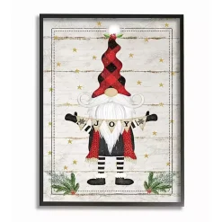 Sale Kirklands Home Whimsical Gnome Winter Joy Framed Canvas Art Print