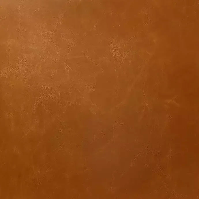 New Kirklands Home Whiskey Faux Leather Scoop Dining Chairs, Set of 2 Brown