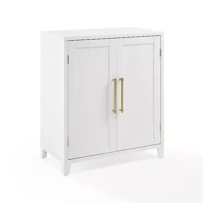 Best Kirklands Home & Gold Storage Cabinet White