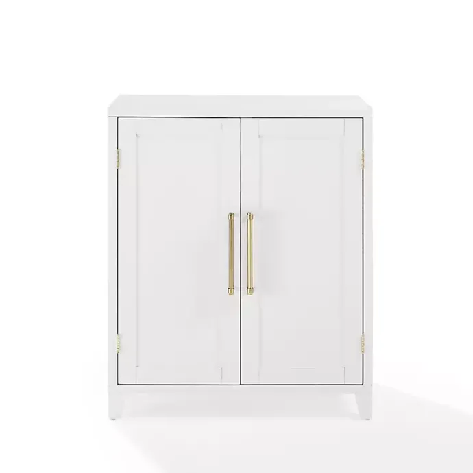 Best Kirklands Home & Gold Storage Cabinet White