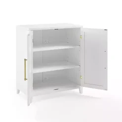Best Kirklands Home & Gold Storage Cabinet White
