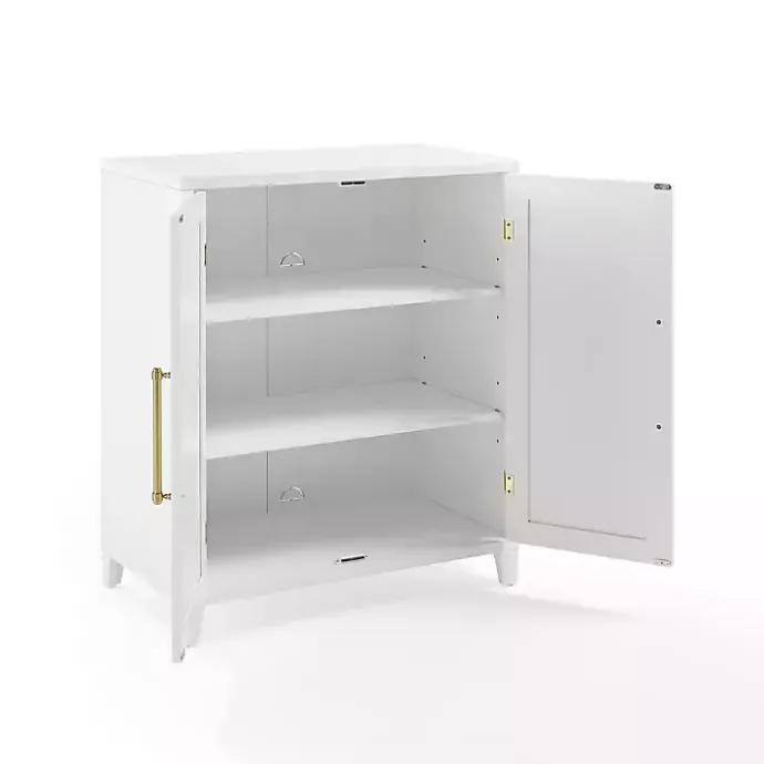 Best Kirklands Home & Gold Storage Cabinet White