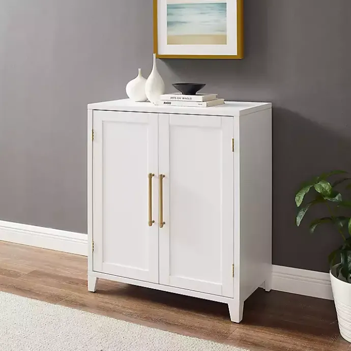 Best Kirklands Home & Gold Storage Cabinet White