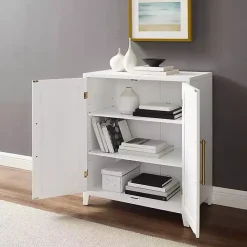 Best Kirklands Home & Gold Storage Cabinet White