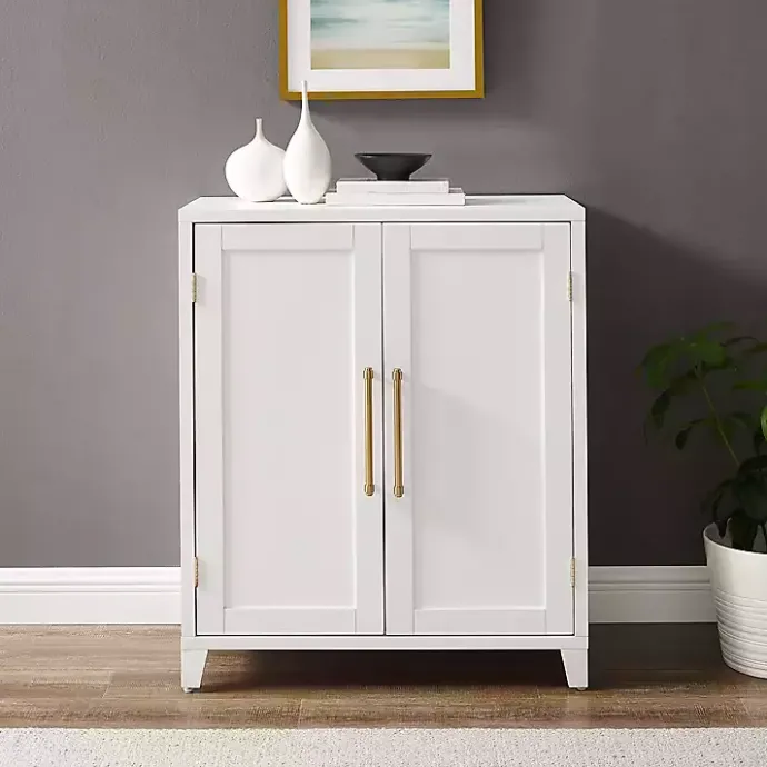 Best Kirklands Home & Gold Storage Cabinet White