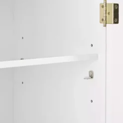 Best Kirklands Home & Gold Storage Cabinet White