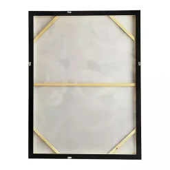 Hot Kirklands Home White & Gray Garden Flowers Framed Canvas Print