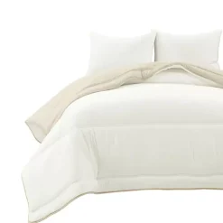 Best Kirklands Home White & Tan Reversible 3-pc. King Comforter Set