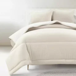 Best Kirklands Home White & Tan Reversible 3-pc. King Comforter Set