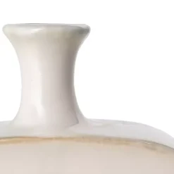 Outlet Kirklands Home White & Turquoise Ceramic Cut-Out Vase, 18 in.