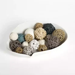 Best Kirklands Home Abstract Ceramic Bowl White