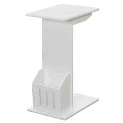Best Kirklands Home Accent Table with Magazine Holder White