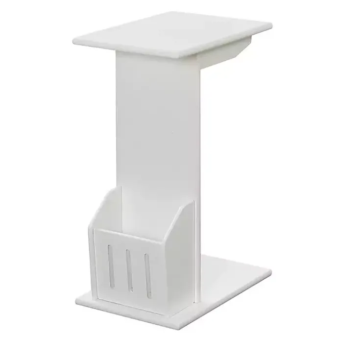 Best Kirklands Home Accent Table with Magazine Holder White