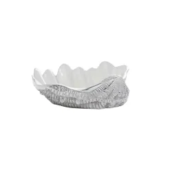 Discount Kirklands Home Aluminum Seashell Bowl White